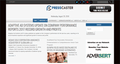Desktop Screenshot of presscaster.com